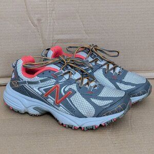 New Balance 411 All Terrain WT411GO2 Mesh Running Shoes Women's Size 7 Gray Red